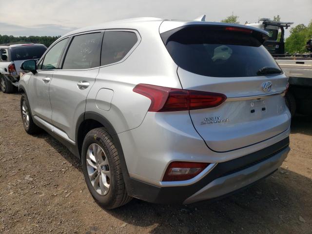 5NMS33AD9KH040891 - 2019 HYUNDAI SANTA FE 4 SILVER photo 3