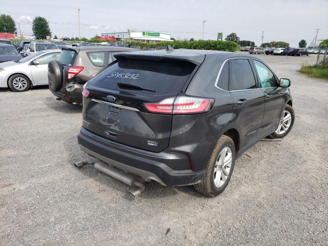 2FMPK4J99KBC65509 - 2019 FORD EDGE SEL GRAY photo 4