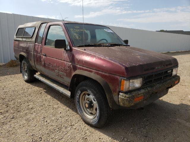 1N6HD16Y8JC332212 - 1988 NISSAN PICKUP BURGUNDY photo 1