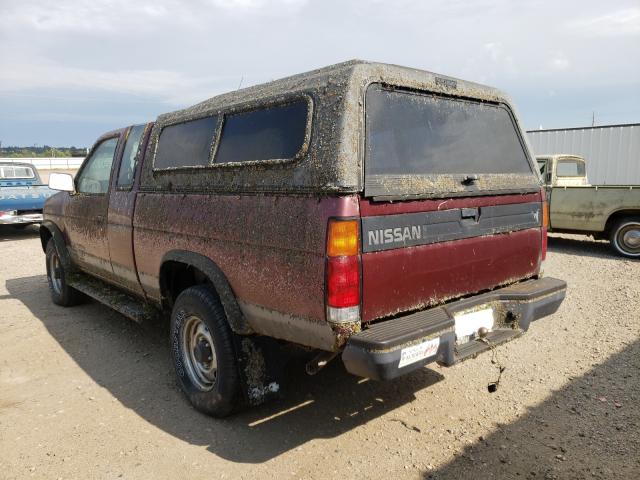 1N6HD16Y8JC332212 - 1988 NISSAN PICKUP BURGUNDY photo 3