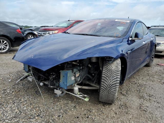 5YJSA1E26LF366668 - 2020 TESLA MODEL S Mavi foto 2