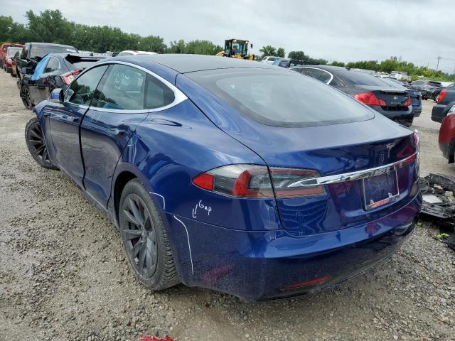 5YJSA1E26LF366668 - 2020 TESLA MODEL S BLUE photo 3