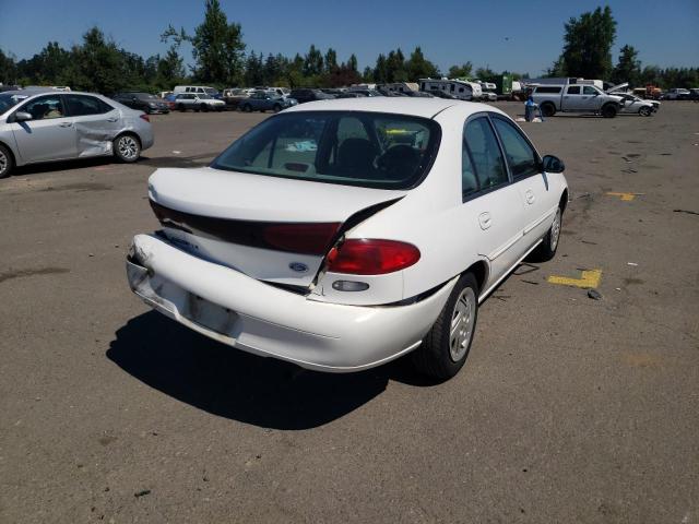 1FALP13P2VW158602 - 1997 FORD ESCORT LX WHITE photo 4