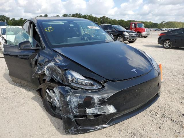 5YJYGDEE3MF188210 - 2021 TESLA MODEL Y Черный фото 1