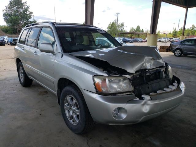 JTEGP21A240035993 - 2004 TOYOTA HIGHLANDER SILVER photo 1