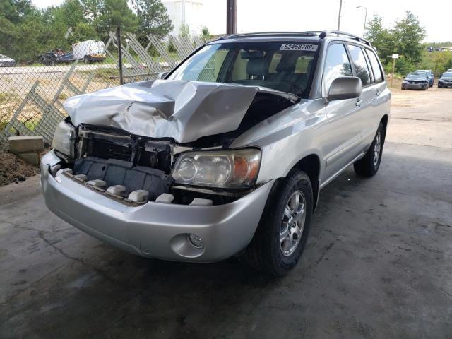 JTEGP21A240035993 - 2004 TOYOTA HIGHLANDER SILVER photo 2