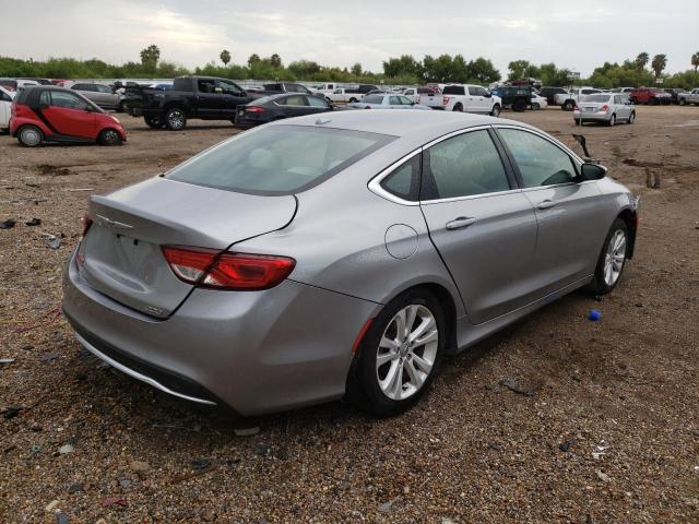 1C3CCCAB0FN687664 - 2015 CHRYSLER 200 LIMITE SILVER photo 4