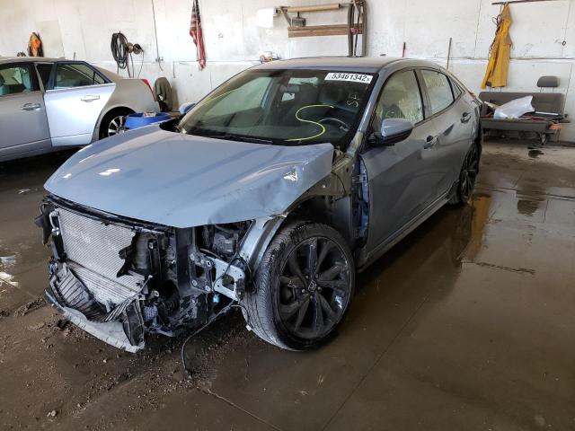 SHHFK7H44HU203019 - 2017 HONDA CIVIC SPOR BLUE photo 2