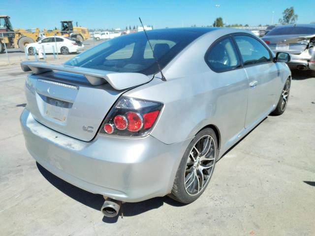 JTKDE167580256135 - 2008 TOYOTA SCION TC فضي صورة 4