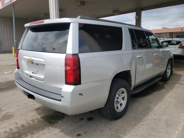 1GNSKKEC8JR135913 - 2018 CHEVROLET SUBURBAN K SILVER photo 4