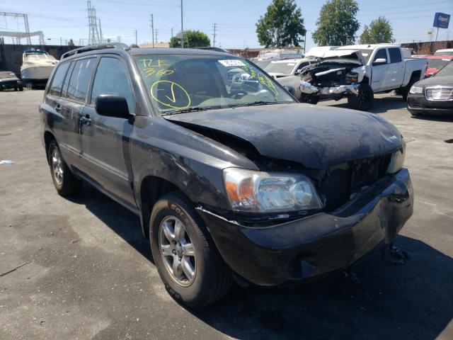 JTEDP21A840032065 - 2004 TOYOTA HIGHLANDER BLACK photo 1