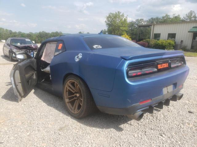 2C3CDZBT2GH114282 - 2016 DODGE CHALLENGER BLUE photo 3