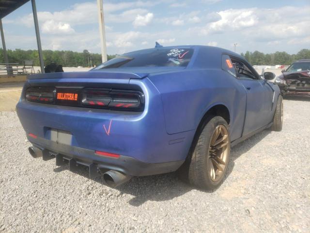 2C3CDZBT2GH114282 - 2016 DODGE CHALLENGER BLUE photo 4