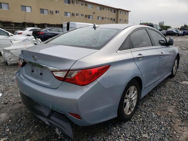 5NPEB4AC0EH832500 - 2014 HYUNDAI SONATA GLS  photo 4