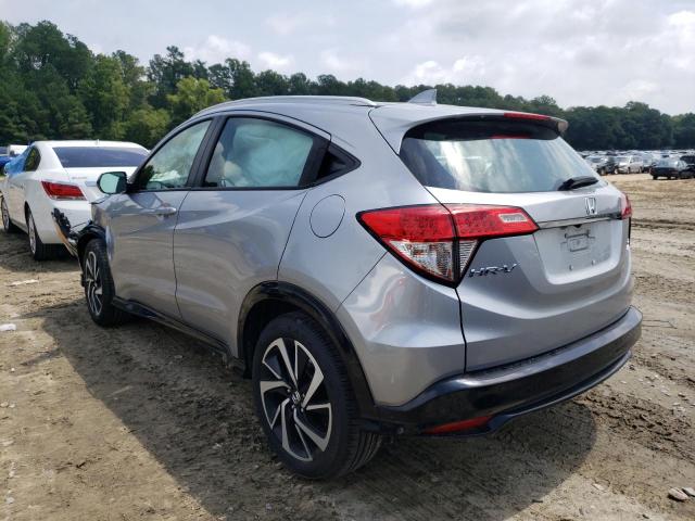 3CZRU6H18KG729092 - 2019 HONDA HR-V SPORT SILVER photo 3