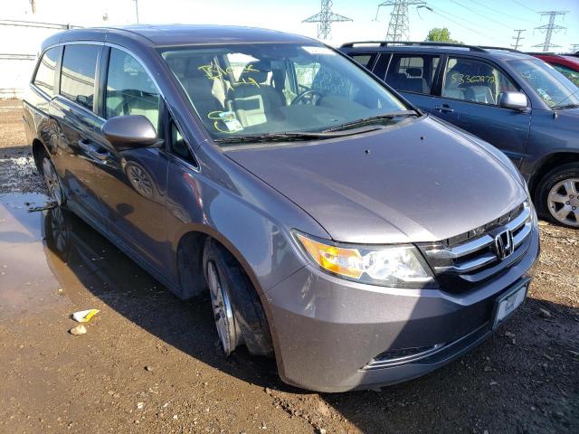 5FNRL5H69GB015113 - 2016 HONDA ODYSSEY EX GRAY photo 1