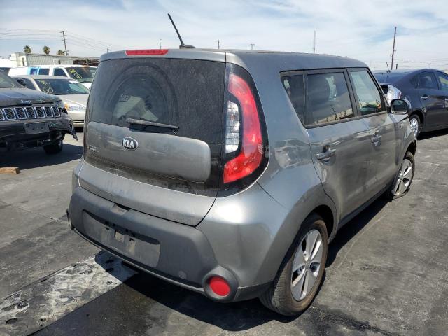 KNDJN2A25E7059190 - 2014 KIA SOUL GRAY photo 4