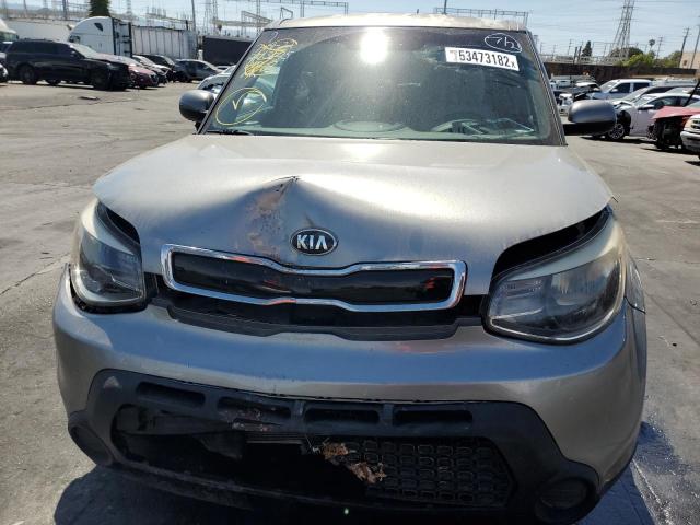 KNDJN2A25E7059190 - 2014 KIA SOUL GRAY photo 9