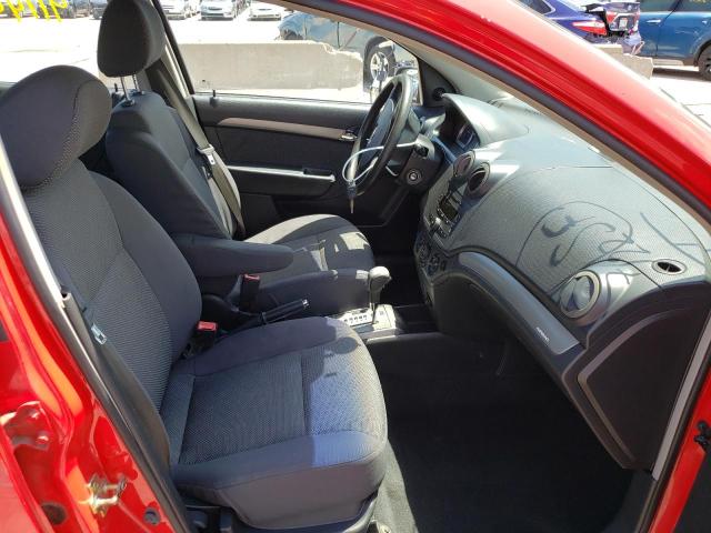 KL1TD56637B066266 - 2007 CHEVROLET AVEO BASE RED photo 5