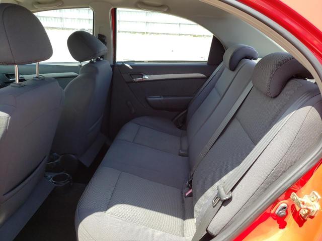 KL1TD56637B066266 - 2007 CHEVROLET AVEO BASE RED photo 6