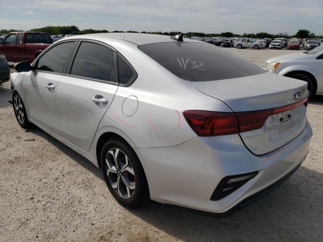 3KPF24AD2KE076990 - 2019 KIA FORTE FE SILVER photo 3