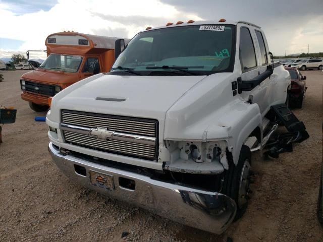 1GBE4E1998F408417 - 2008 CHEVROLET C4500 C4E0 WHITE photo 2