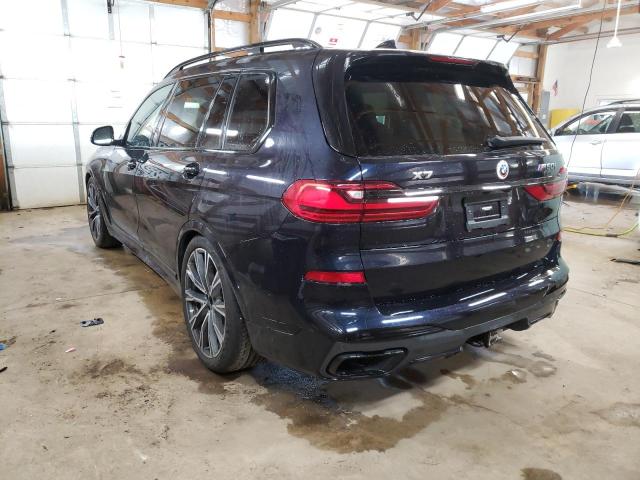5UXCX6C09N9M64168 - 2022 BMW X7 M50I BLACK photo 3