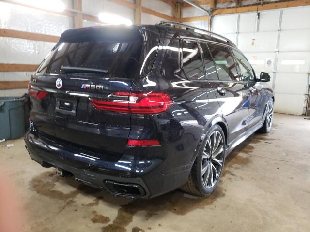 5UXCX6C09N9M64168 - 2022 BMW X7 M50I BLACK photo 4