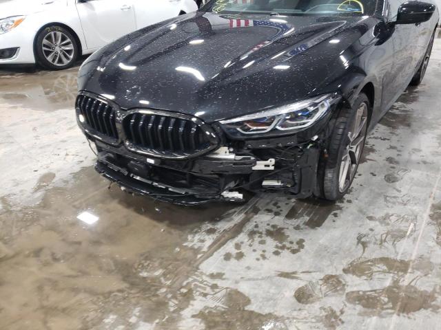 WBAGV8C03NCJ37009 - 2022 BMW M850XI BLACK photo 9