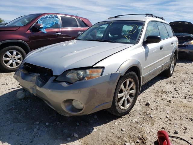 4S4BP61C057384615 - 2005 SUBARU LEGACY OUT SILVER photo 2