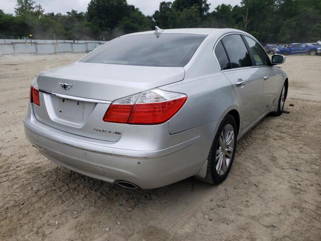 KMHGC4DF7BU124446 - 2011 HYUNDAI GENESIS 4. SILVER photo 4