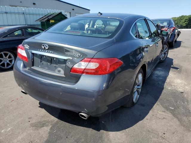 JN1BY1ARXDM603494 - 2013 INFINITI M37 X GRAY photo 4