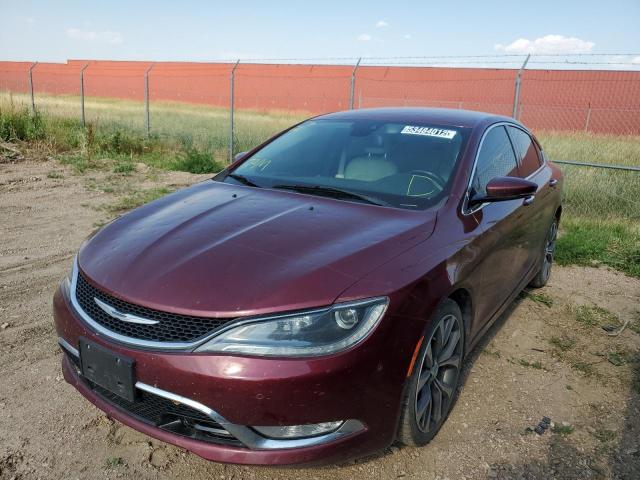 1C3CCCCG9FN514086 - 2015 CHRYSLER 200 C MAROON photo 2