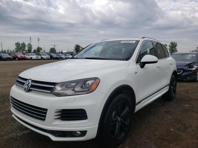 WVGDP9BP9ED000750 - 2014 VOLKSWAGEN TOUAREG TD WHITE photo 2