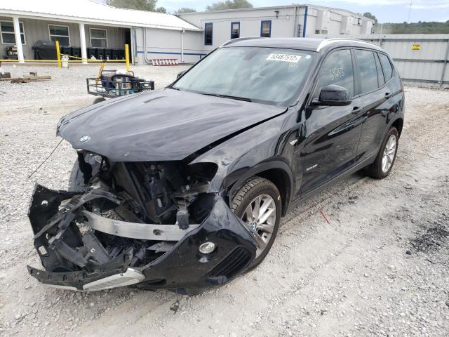 5UXWZ7C33H0X41638 - 2017 BMW X3 SDRIVE2 BLACK photo 2