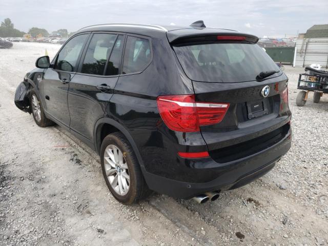 5UXWZ7C33H0X41638 - 2017 BMW X3 SDRIVE2 BLACK photo 3