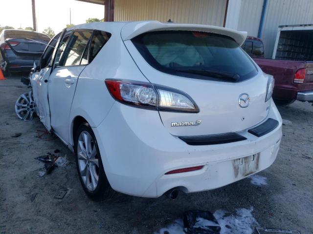 JM1BL1H57A1228997 - 2010 MAZDA 3 S WHITE photo 3