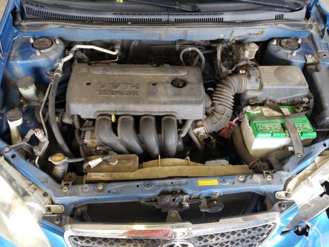 2T1BR32E18C921752 - 2008 TOYOTA CORROLA BLUE photo 7