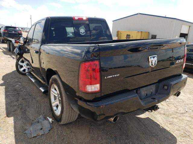 1C6RD7PT8CS348245 - 2012 DODGE RAM 1500 L BLACK photo 3