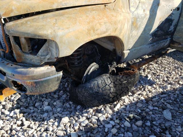 3D7KU28634G106158 - 2004 DODGE RAM 2500 S Այրված լուսանկար 10