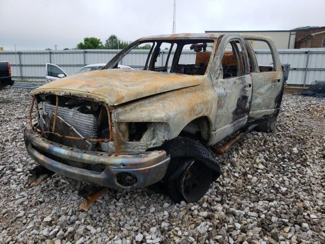 3D7KU28634G106158 - 2004 DODGE RAM 2500 S Այրված լուսանկար 2