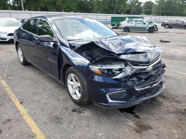 1G1ZB5STXGF343419 - 2016 CHEVROLET MALIBU LS BLUE photo 1