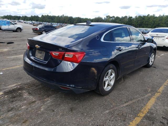 1G1ZB5STXGF343419 - 2016 CHEVROLET MALIBU LS BLUE photo 4