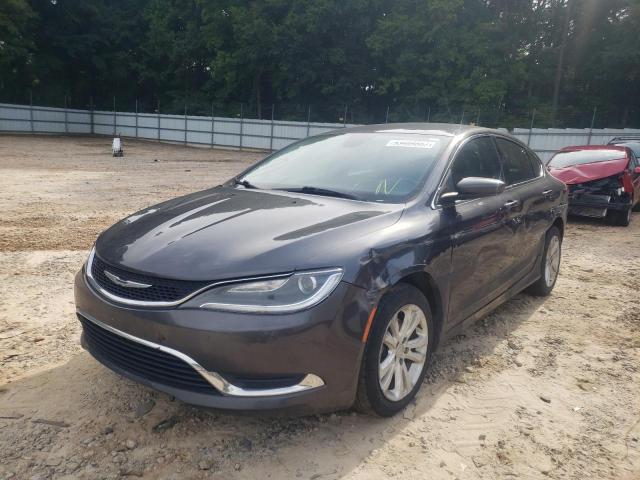 1C3CCCAB9GN178433 - 2016 CHRYSLER 200 LIMITE CHARCOAL photo 2