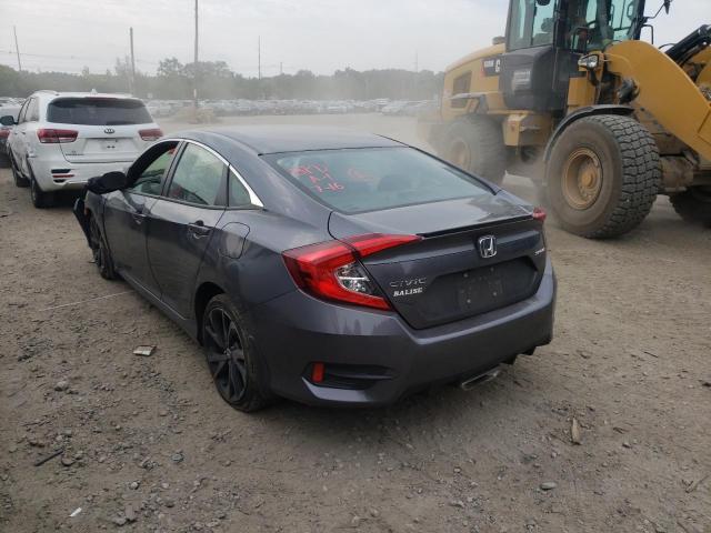 2HGFC2F80MH535178 - 2021 HONDA CIVIC SPOR GRAY photo 3