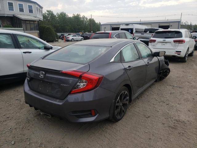 2HGFC2F80MH535178 - 2021 HONDA CIVIC SPOR GRAY photo 4