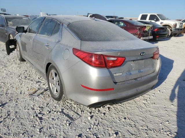 5XXGM4A79FG361594 - 2015 KIA OPTIMA SILVER photo 3