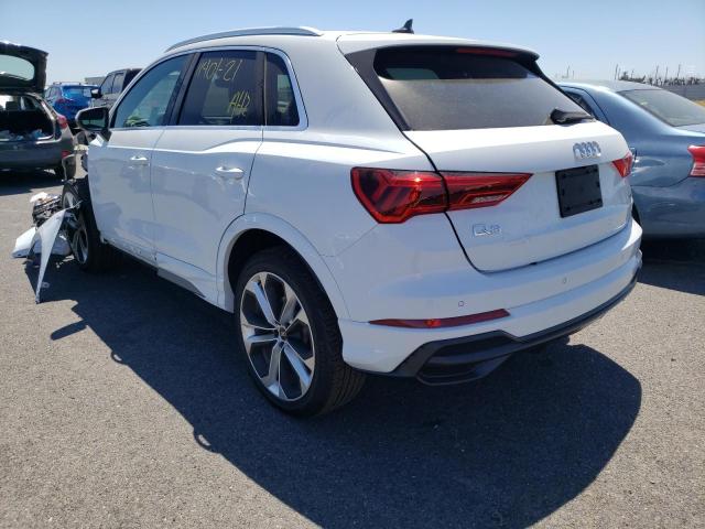 WA1EECF33M1131010 - 2021 AUDI Q3 PREMIUM WHITE photo 3