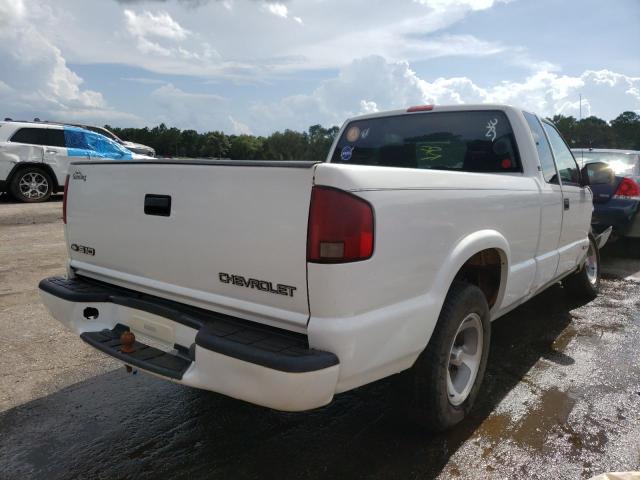 1GCCS19W1Y8214688 - 2000 CHEVROLET S TRUCK S1 WHITE photo 4