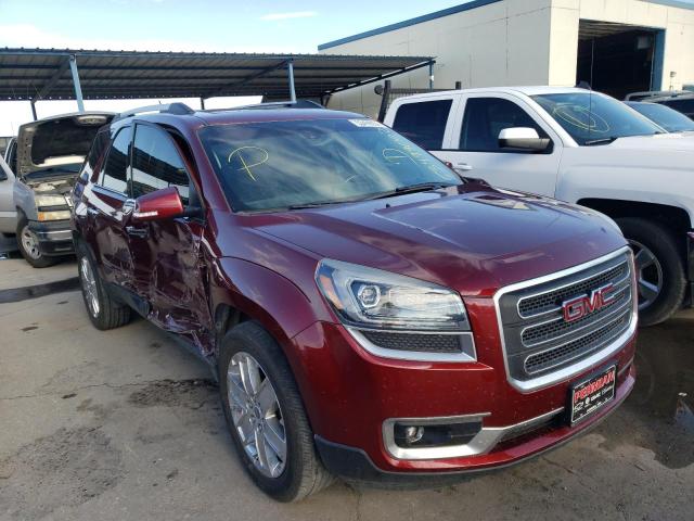 1GKKRSKD9HJ129617 - 2017 GMC ACADIA LIM RED photo 1